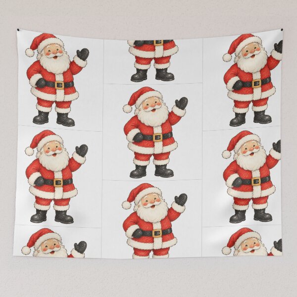 Item preview, Merry Christmas Santa Clause designed and sold by RobertMartinArt.