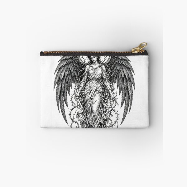 Item preview, Fallen Angel Thorns Dark Engraving Art designed and sold by Dlvznbm.
