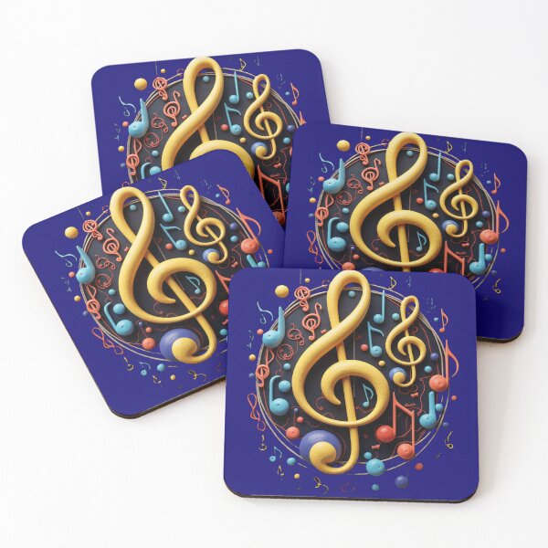 Item preview, very musical 5 br colorful geometric musical abstract design designed and sold by SmashingDeals.