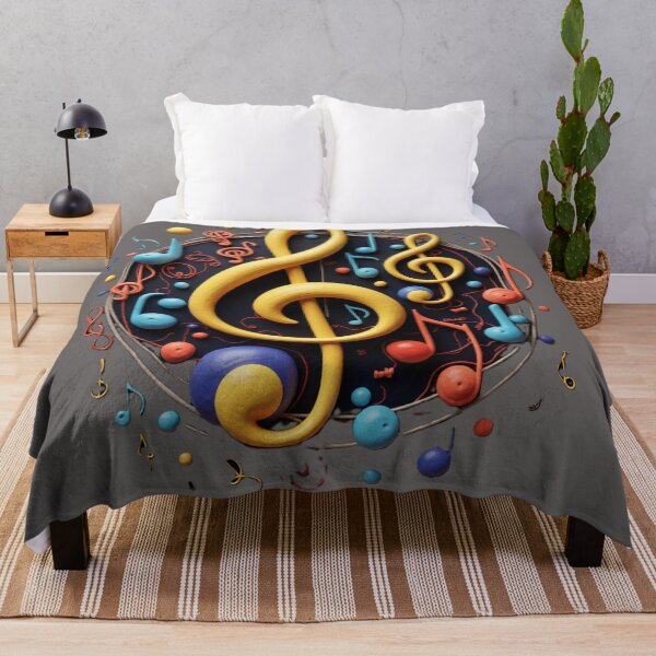 Item preview, very musical 5 br colorful geometric musical abstract design designed and sold by SmashingDeals.