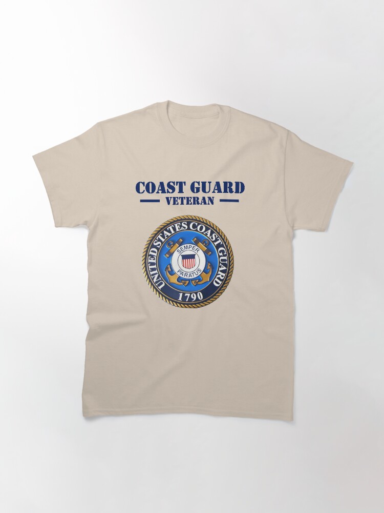 Thumbnail 2 of 7, Classic T-Shirt, Coast Guard Veteran Design by MbrancoDesigns designed and sold by Michael Branco.