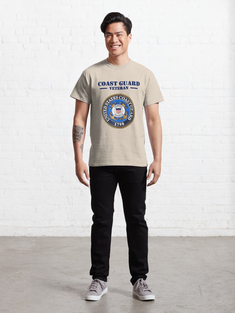 Classic T-Shirt, Coast Guard Veteran Design by MbrancoDesigns designed and sold by Michael Branco
