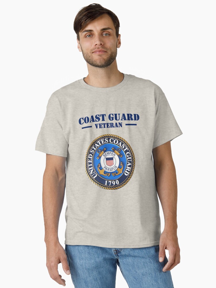Thumbnail 1 of 7, Classic T-Shirt, Coast Guard Veteran Design by MbrancoDesigns designed and sold by Mbranco.