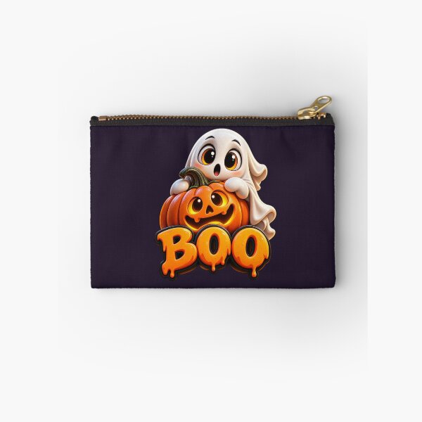 Item preview, 3D Cute Ghost and Pumpkin BOO Halloween Design designed and sold by DIB Designs – Express Your Style.