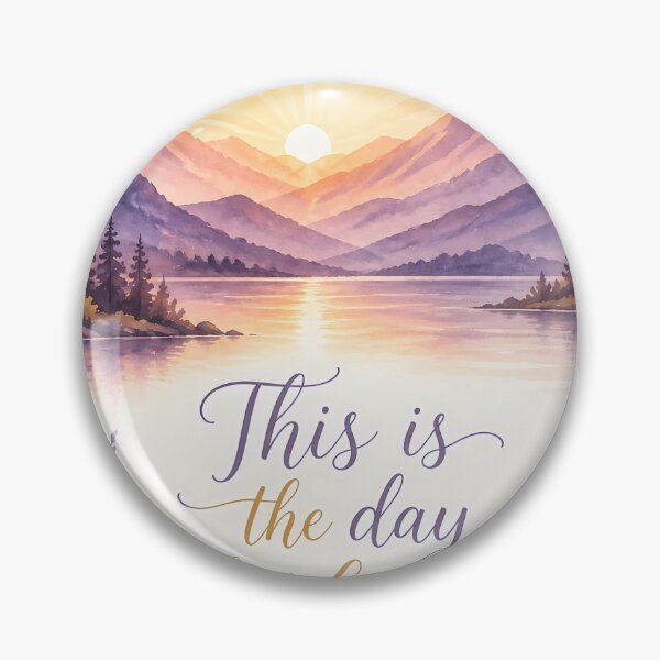 Item preview, This Is the Day — Sunrise Mountains Scripture designed and sold by Faithbased1991.