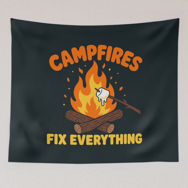 Item preview, Campfires Fix Everything Outdoor Smores Night designed and sold by fadilow.
