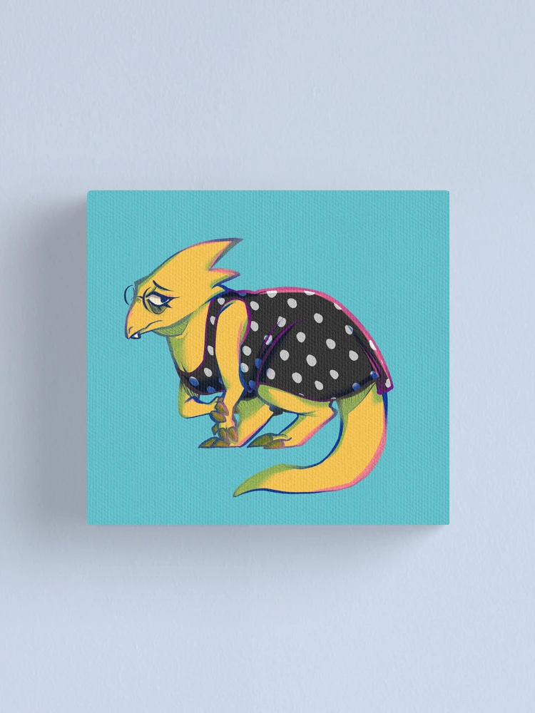 Thumbnail 1 of 3, Canvas Print, Alphys designed and sold by Ravewolfie.