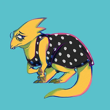 Artwork thumbnail, Alphys by Ravewolfie