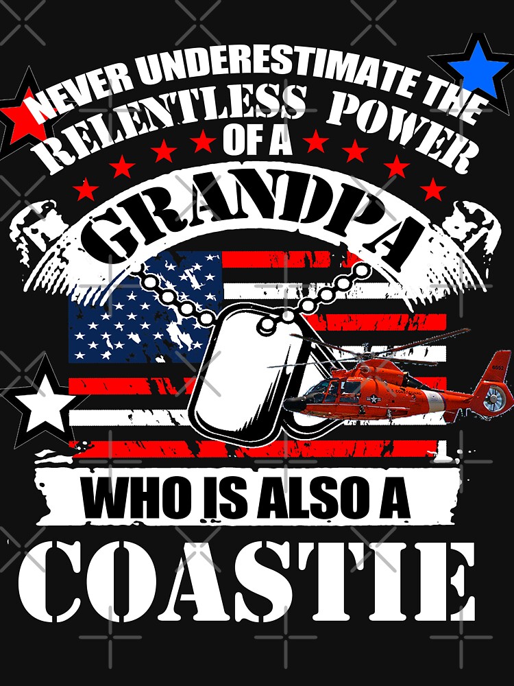 Thumbnail 7 of 7, Classic T-Shirt, Grandpa Coastie by MbrancoDesigns designed and sold by Mbranco.