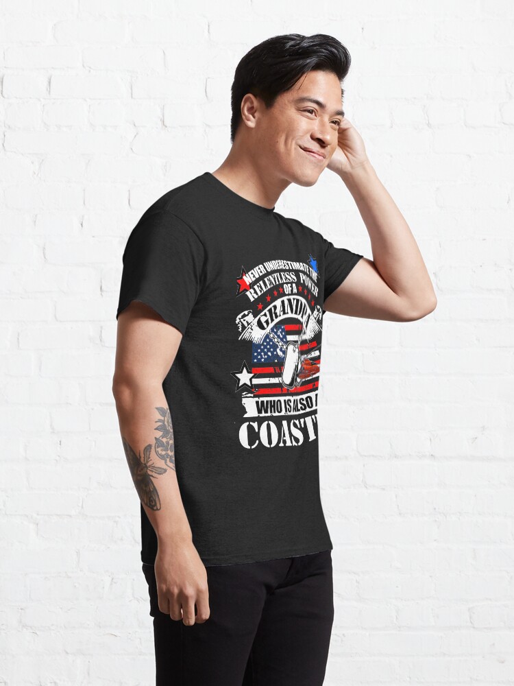 Alternate view of Grandpa Coastie by MbrancoDesigns Classic T-Shirt