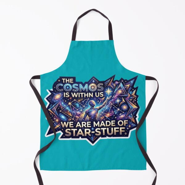 Item preview, The Cosmos Is Within Us - Made Of Star-Stuff Cosmic Quote Sticker designed and sold by Nicolae-SCROCIOB-Shop.