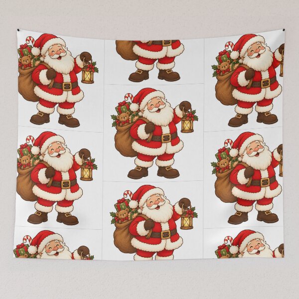 Item preview, Merry Christmas Santa Clause designed and sold by RobertMartinArt.