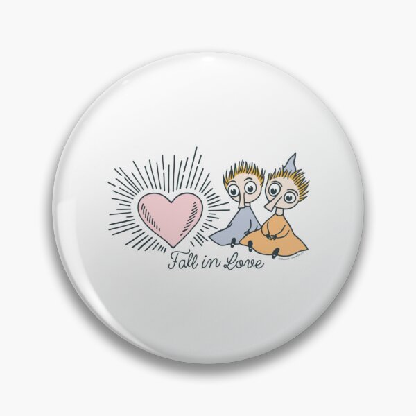 Item preview, Moomintroll Thingumy And Bob Fall In Love Heart   designed and sold by MerriliGueneve.