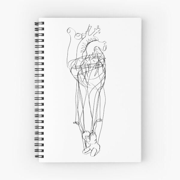 Item preview, Anatomical Heart and Woman Line Art - Emotional Healing designed and sold by TatianaEleonor.