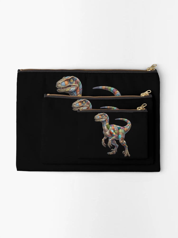 Thumbnail 2 of 4, Zipper Pouch, dinosaur designed and sold by ReneMM.
