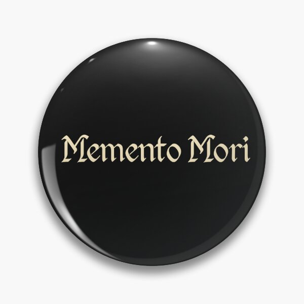 Item preview, Memento Mori | Stoic Philosophy | Gothic Latin Quote | Dark Academia designed and sold by semenol.