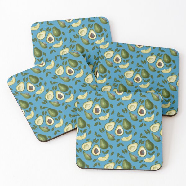Item preview, Cute Avocado Seamless Pattern designed and sold by Jemmiko.