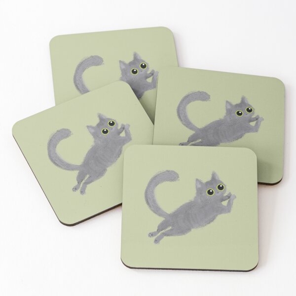 Item preview, Gizmo - Silly Gray Cat designed and sold by cheyparrish.