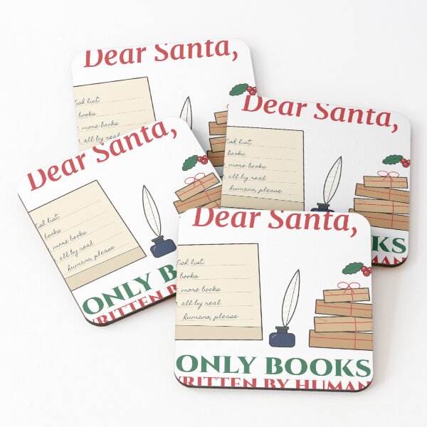 Item preview, Dear Santa, Only Books Written By Humans designed and sold by Phaedra Jones.