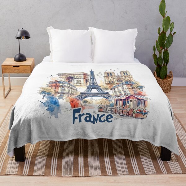 Item preview, Paris Watercolor: Eiffel Tower and French Architecture designed and sold by EdwinkOne.