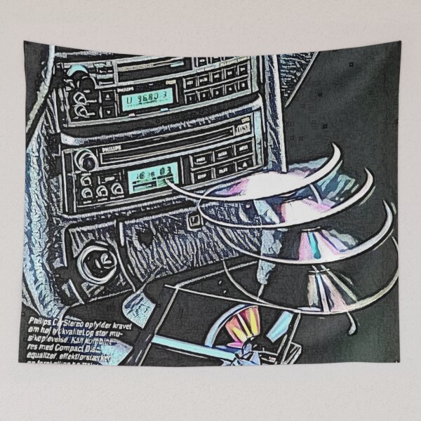 Item preview, Klasse Philips Car Stereo Art designed and sold by mtvintageapparel.