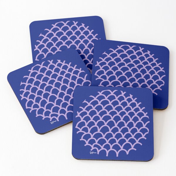Item preview, Escamas no mar azul designed and sold by DiFraia Studio.