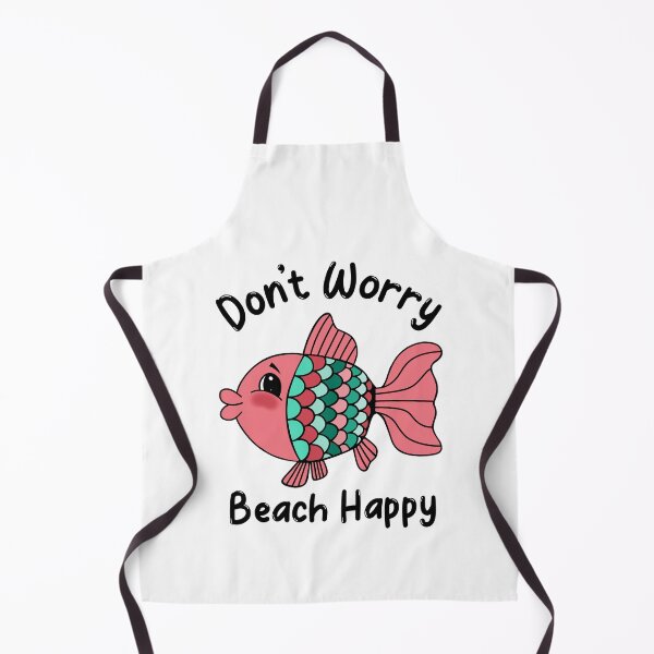 Item preview, Don't Worry Be Happy Beach Happy Pun designed and sold by Sartoris Art.