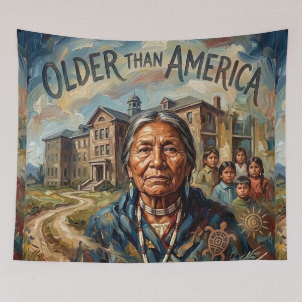 Item preview, Older Than America Fine Art Tribute designed and sold by Art's Diner.