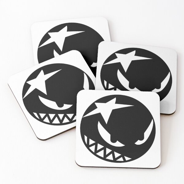 Item preview, Scary Halloween Monster Face with Star Eye and Sharp Teeth designed and sold by darkskinbender.