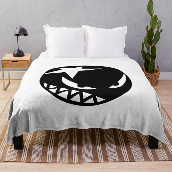 Item preview, Scary Halloween Monster Face with Star Eye and Sharp Teeth designed and sold by darkskinbender.