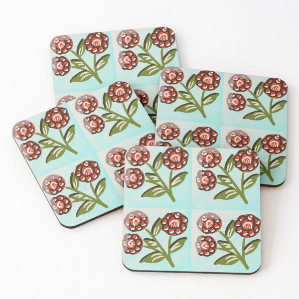 Item preview, Folk art ceramic tile designed and sold by Annstromonalwinkle.