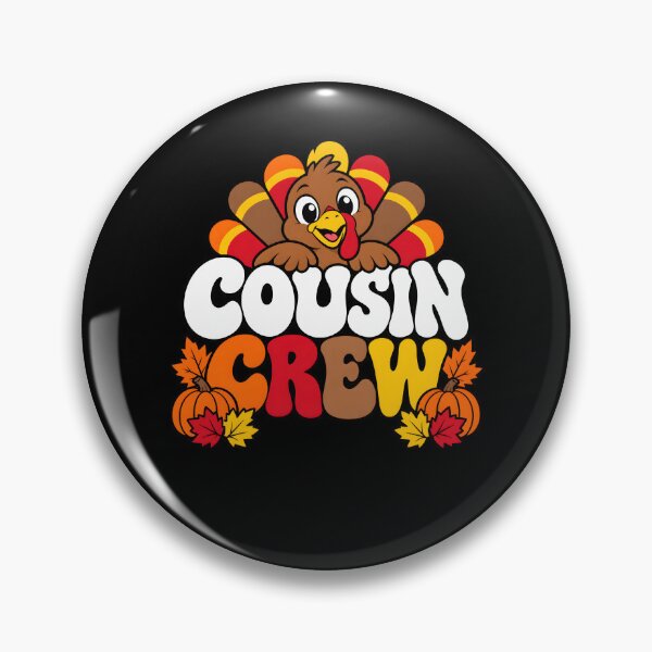 Item preview, Cousin Crew Thanksgiving Cute Turkey Boys Girls Kids Toddler designed and sold by clothesy7.