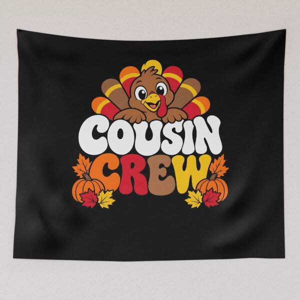 Item preview, Cousin Crew Thanksgiving Cute Turkey Boys Girls Kids Toddler designed and sold by clothesy7.