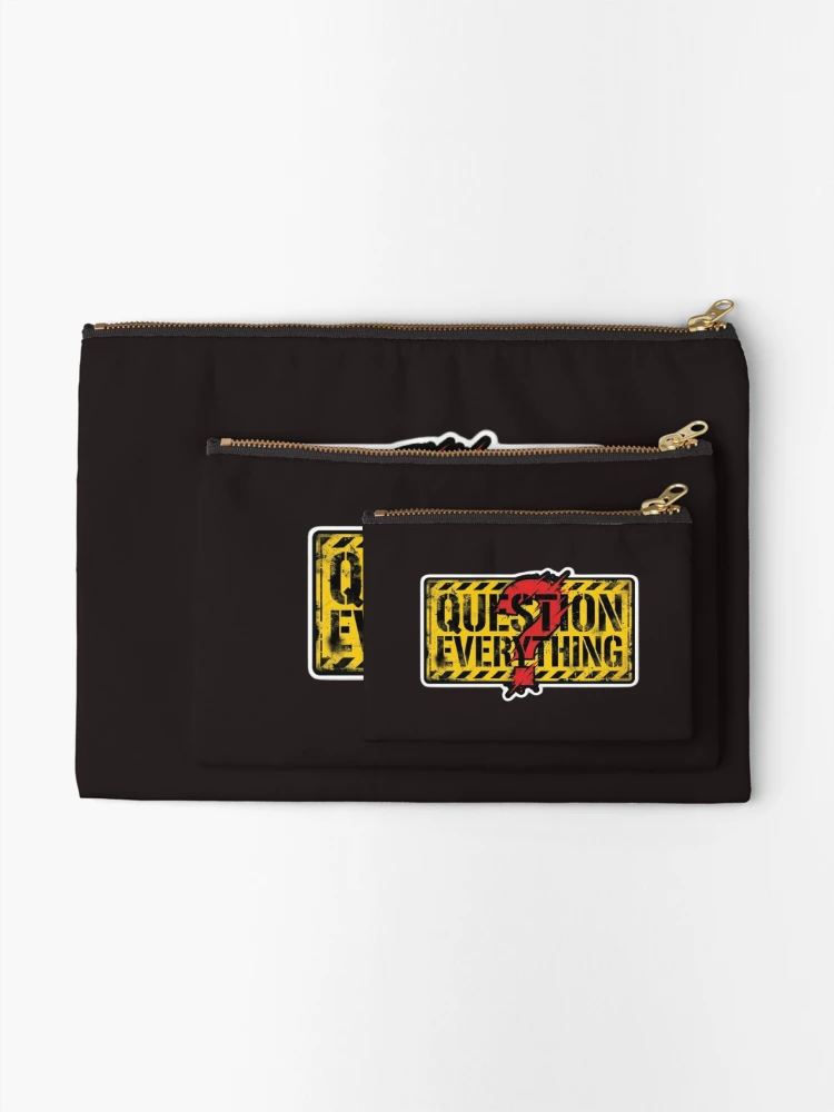 Thumbnail 2 of 4, Zipper Pouch, Question Everything designed and sold by Monem-RASH.
