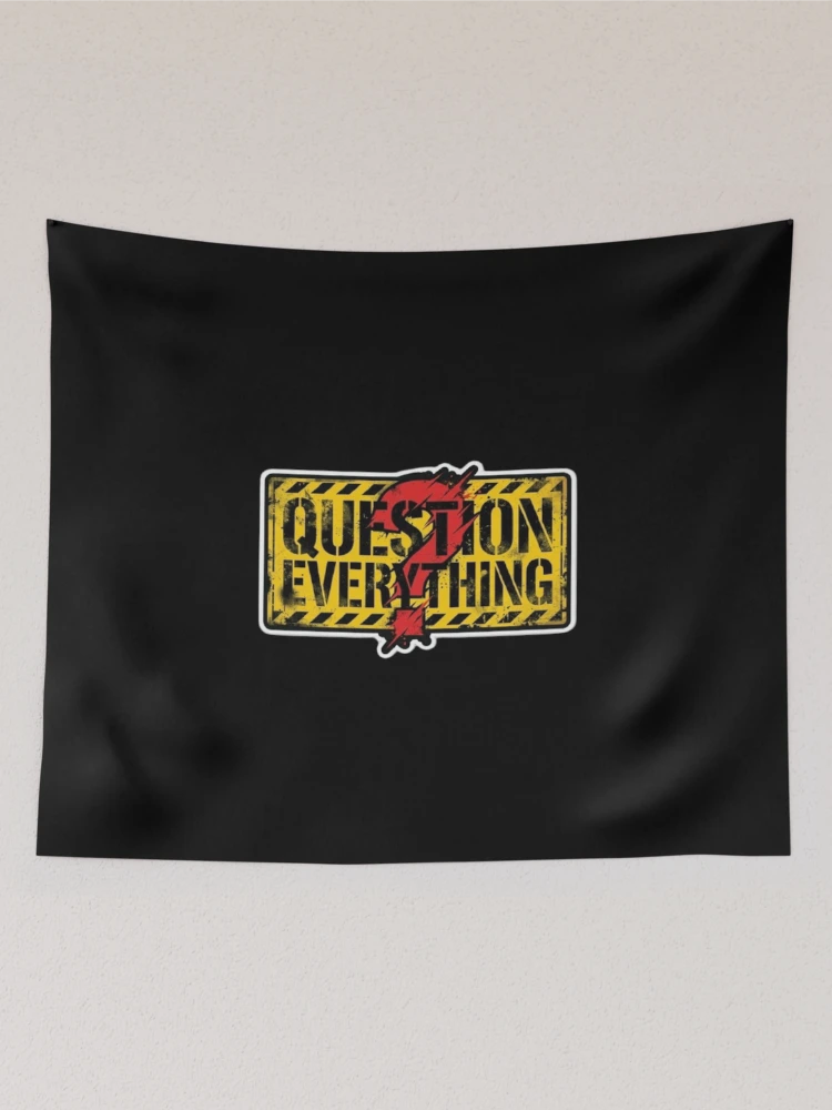 Thumbnail 2 of 3, Tapestry, Question Everything designed and sold by Monem-RASH.