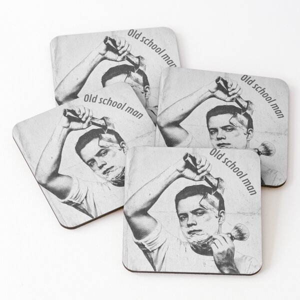 Item preview, Old School Man - The Ultimate Shave - Humor designed and sold by Zarppelon.