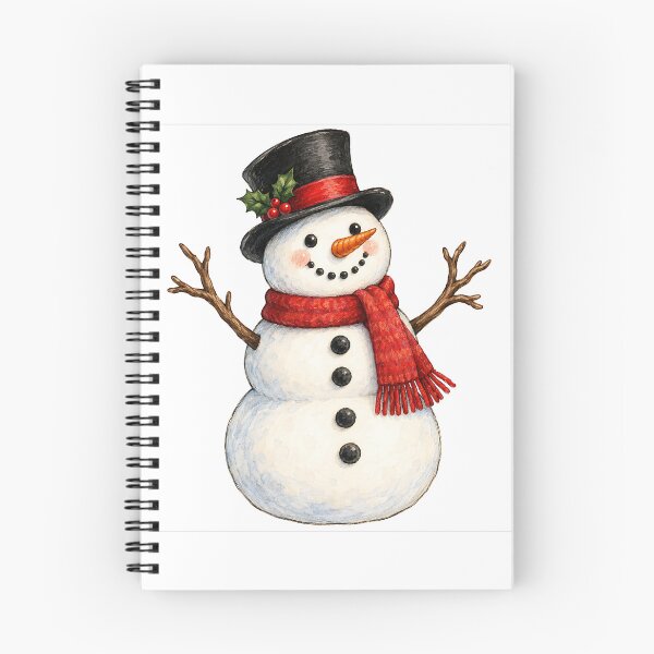 Item preview, Merry Christmas snowman designed and sold by RobertMartinArt.