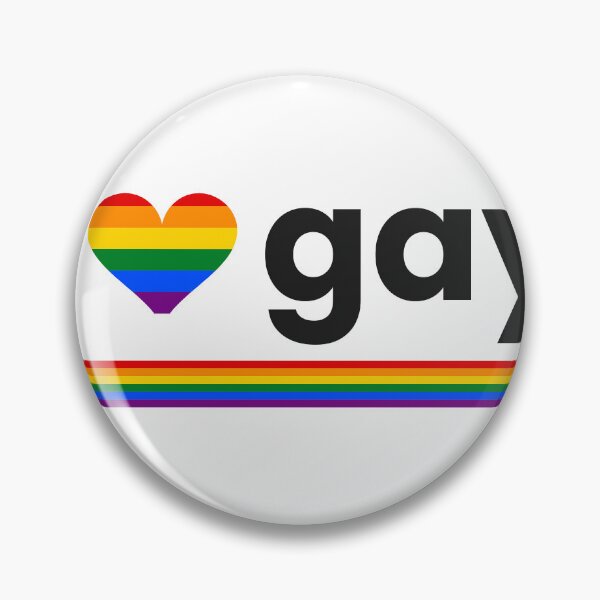 Item preview, I Love Gay — Funny Rainbow Heart Pride Slogan LGBTQ Statement designed and sold by Off Beat Tee Hut.