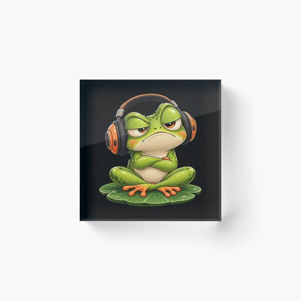 Item preview, Anti Social Frog Funny Introvert designed and sold by Haji  Kamora.