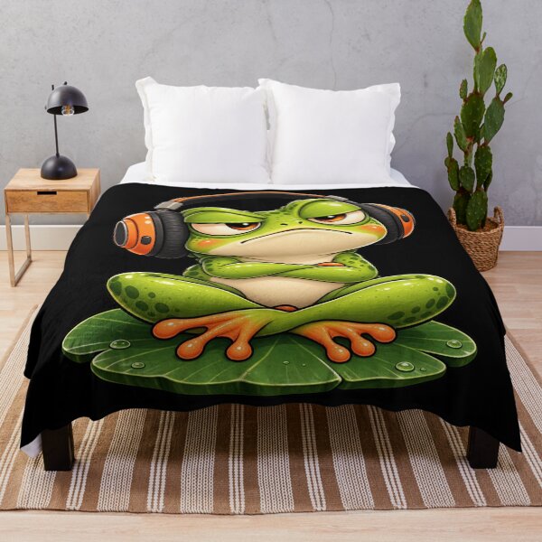 Item preview, Anti Social Frog Funny Introvert designed and sold by Haji Kamora.