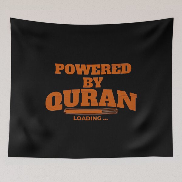 Item preview, Powered by Quran Loading - Bar Typography Islamic Design (V.4) designed and sold by D-Islamic.