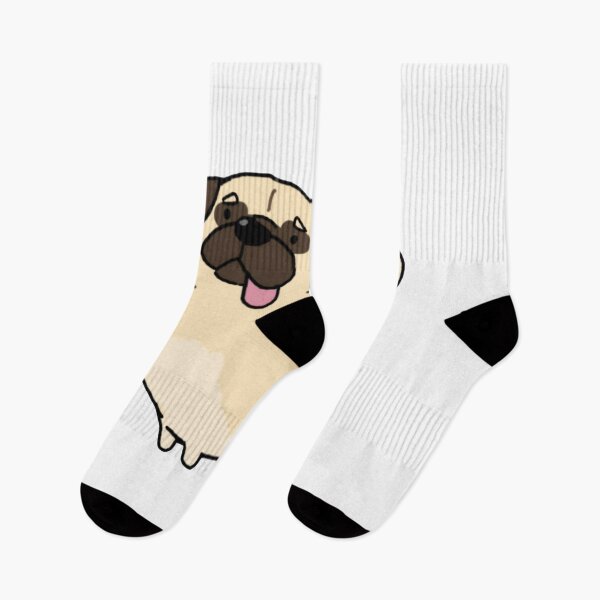 Item preview, Happy Chubby Pug Cute Blep Dog designed and sold by HappyDogfluffy.