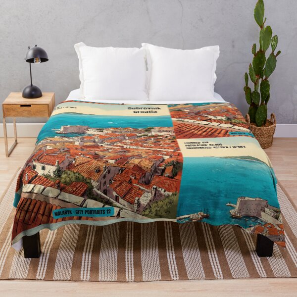 Item preview, Dubrovnik Croatia Retro Comics City Portrait No. 12 designed and sold by Malaryk.