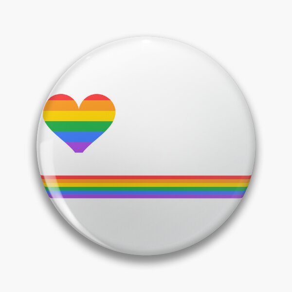 Item preview, I Love Gay — White Text for Dark Colours Rainbow Heart Pride LGBTQ designed and sold by Off Beat Tee Hut.