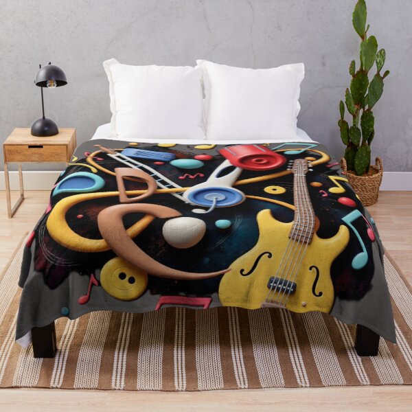Item preview, very musical br colorful geometric musical abstract design designed and sold by SmashingDeals.