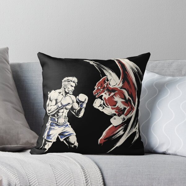 Item preview, Arthur in Boxers Versus Red Arremer Ghosts n Goblins Sumi-e Gaming Graphic Tee designed and sold by Senpaiwaves.