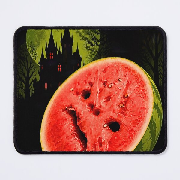 Item preview, Scary Evil Watermelon-Spooky Halloween Pumpkin Style designed and sold by RadiVector Studio.