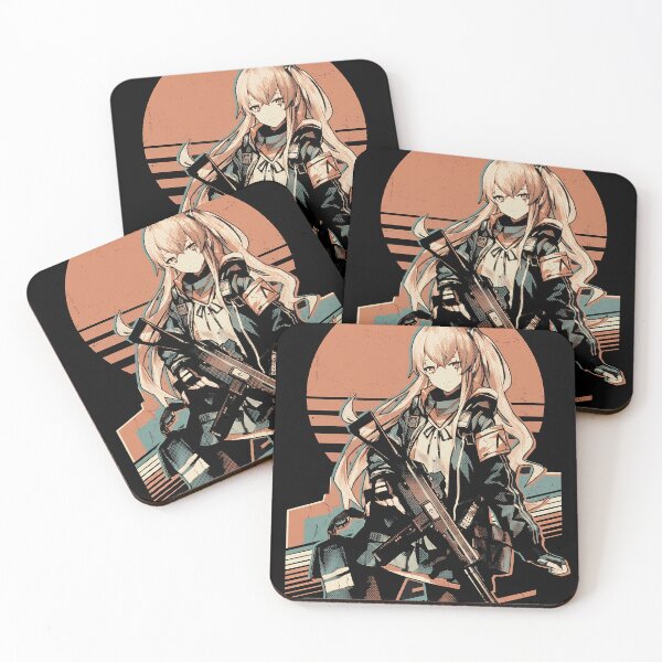 Item preview, UMP45 Girls Frontline Retro Anime Gaming Streetwear Tee designed and sold by Senpaiwaves.