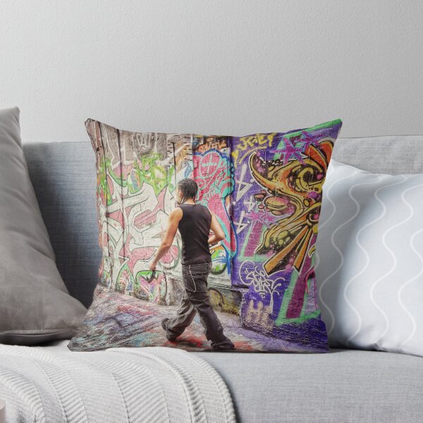 Item preview, Colorful Graffiti Alley Street Photography designed and sold by Chloebelle311.