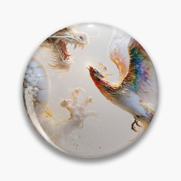Item preview, Golden Dragon and Rainbow Phoenix designed and sold by VisionaryVeils.